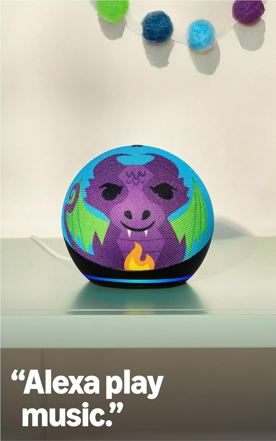 Echo Dot Kids (5.ª generación, modelo de 2022) Dragon con Echo Glow