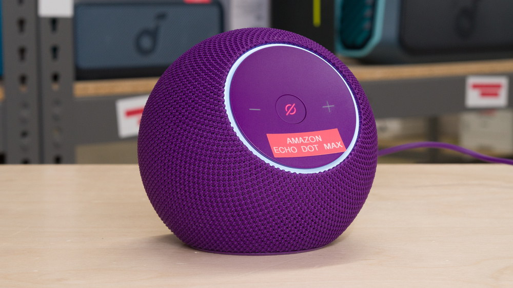 Echo Dot Max (modelo más reciente) de sonido estéreo (Amatista)