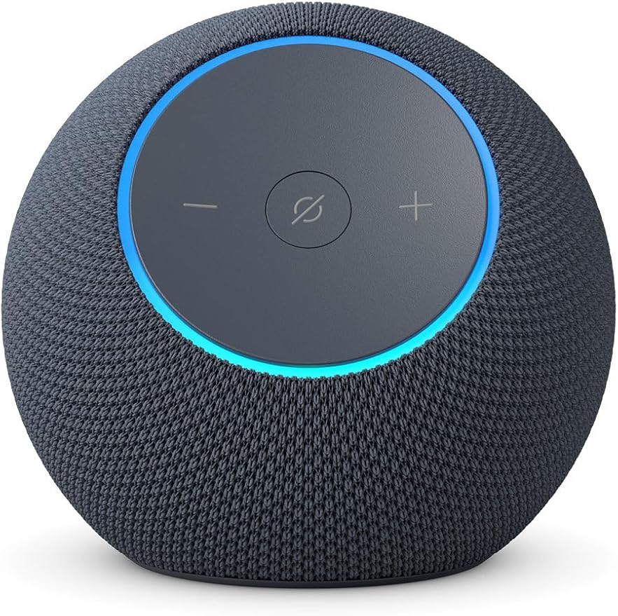 Echo Dot Max (modelo más reciente) de sonido estéreo (Grafito)