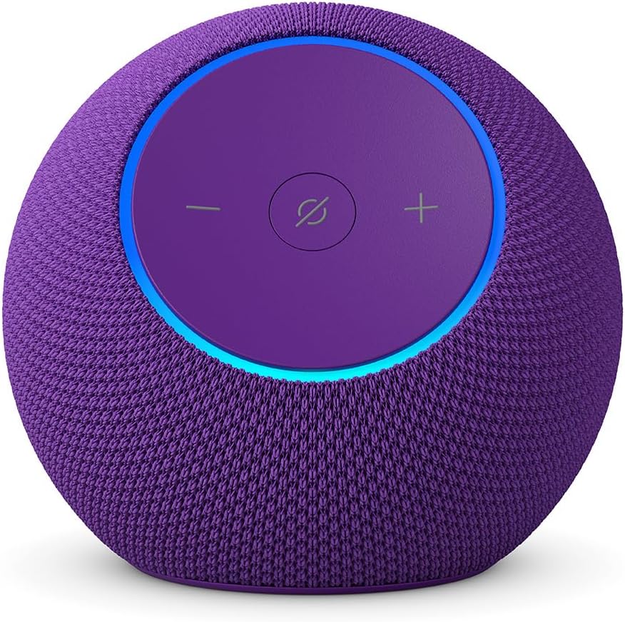 Echo Dot Max (modelo más reciente) de sonido estéreo (Amatista)